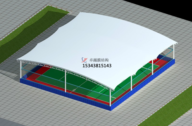 新鄉(xiāng)網(wǎng)球場(chǎng)膜結(jié)構(gòu)雨棚生產(chǎn)廠家